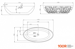 Ванна Abber 175X100 AB9283 (333807)