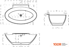 Ванна Abber 172X103 AB9237 (333801)