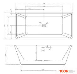 Ванна Abber 170X80 AB9212-1.7 (333773)