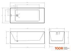 Ванна Abber 170X75 AB9274-1.7 (333749)