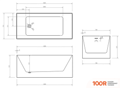Ванна Abber 150X70 AB9274-1.5 (333716)