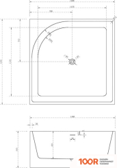 Ванна Abber 140X140 AB9337 (333710)