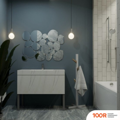 Ванна 1AcReal ТОРИ 170Х70 (С КАРКАСОМ И ЭКРАНОМ) (333702)