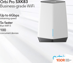 Wi-Fi роутер NETGEAR ORBI PRO TRI-BAND WIFI 6 SXK80B3 (332994)