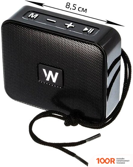 Беспроводная колонка Walker WSP-100 (ЧЕРНЫЙ) (332863)