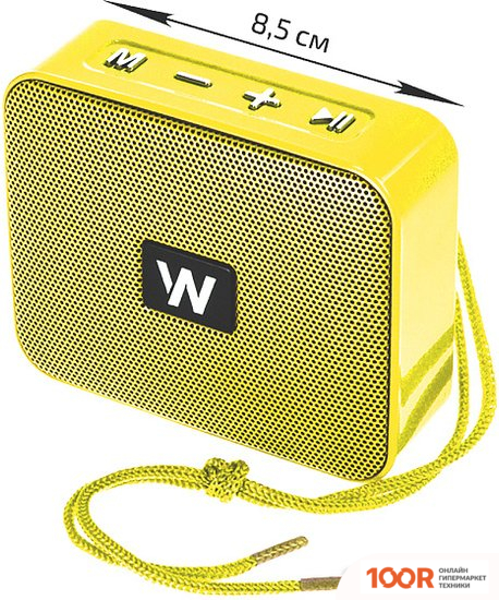Беспроводная колонка Walker WSP-100 (ЖЕЛТЫЙ) (332861)