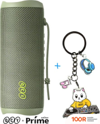 Беспроводная колонка QCY SP7 (ЗЕЛЕНЫЙ) + БРЕНДИРОВАННЫЙ БРЕЛОК QCY (332545)