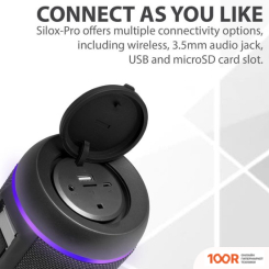 Беспроводная колонка Promate SILOX-PRO (ЧЕРНЫЙ) (332543)