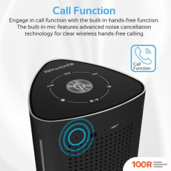 Беспроводная колонка Promate CYCLONE (ЧЕРНЫЙ) (332539)