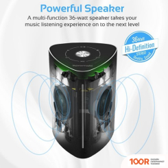 Беспроводная колонка Promate CYCLONE (ЧЕРНЫЙ) (332539)