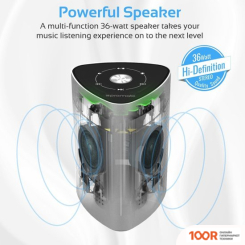 Беспроводная колонка Promate CYCLONE (СЕРЫЙ) (332538)