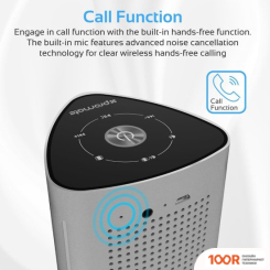 Беспроводная колонка Promate CYCLONE (СЕРЫЙ) (332538)