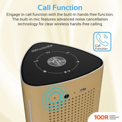 Беспроводная колонка Promate CYCLONE (ЗОЛОТИСТЫЙ) (332537)