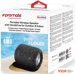 Беспроводная колонка Promate BOMBA (ЧЕРНЫЙ) (332533)