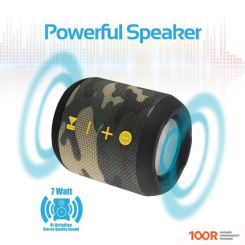 Беспроводная колонка Promate BOMBA (КАМУФЛЯЖ) (332530)