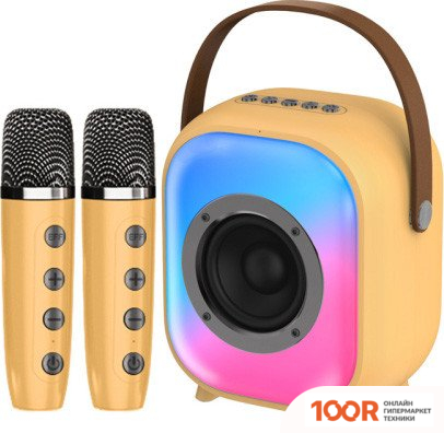 Беспроводная колонка NewRixing NR-168W (КОРИЧНЕВЫЙ) (332479)