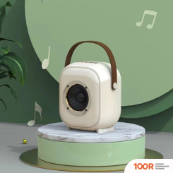 Беспроводная колонка NewRixing NR-168W (БЕЖЕВЫЙ) (332478)