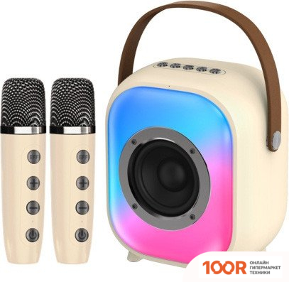 Беспроводная колонка NewRixing NR-168W (БЕЖЕВЫЙ) (332478)