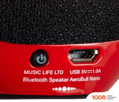 Беспроводная колонка Jarre AEROBULL NANO (КРАСНЫЙ) (332321)