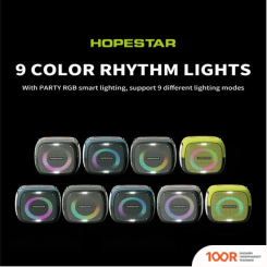 Беспроводная колонка Hopestar PARTY ONE (ЧЕРНЫЙ) (332296)