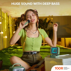 Беспроводная колонка Divoom DITOO-MIC (РОЗОВЫЙ) (332093)