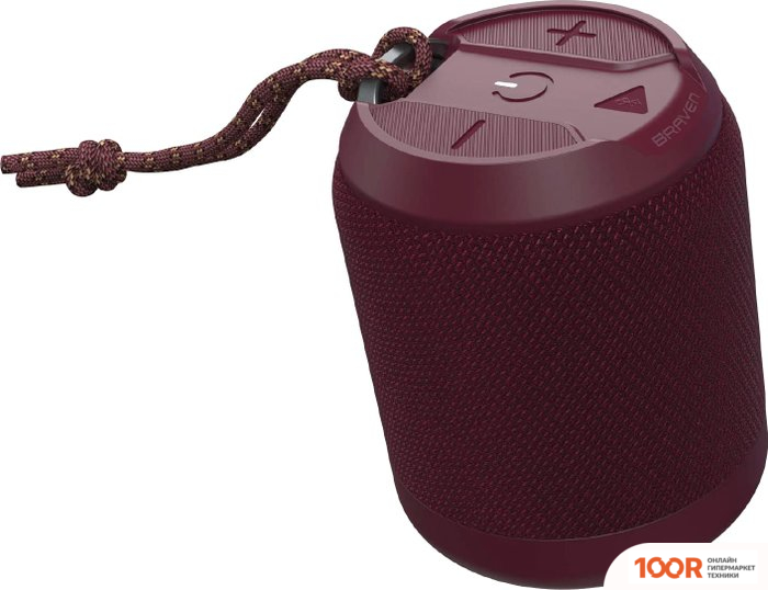 Беспроводная колонка Braven BRV-MINI (ТЕМНО-КРАСНЫЙ) (332047)
