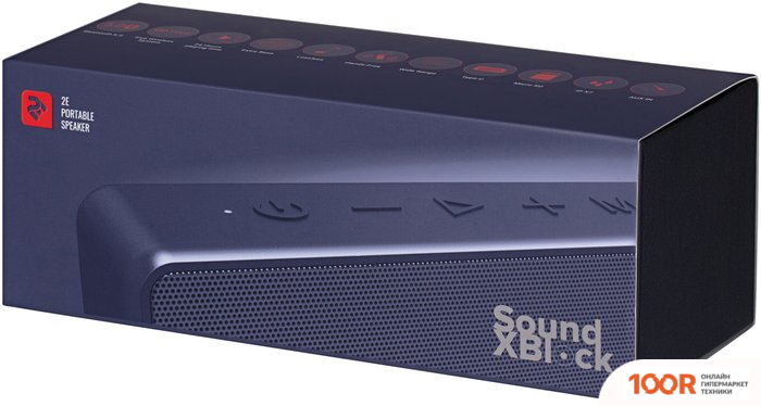 Беспроводная колонка 2E SOUNDXBLOCK (СИНИЙ) (331893)