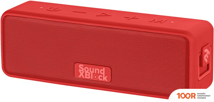 Беспроводная колонка 2E SOUNDXBLOCK (КРАСНЫЙ) (331892)