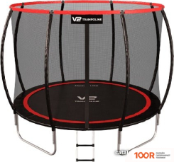 Батут V2 Trampoline REDLINE 10FT 312 СМ (С ВНЕШНЕЙ СЕТКОЙ И ЛЕСТНИЦЕЙ) (331887)