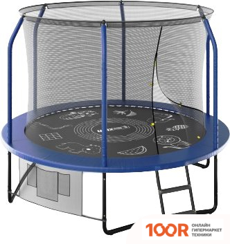 Батут Unix Line SUPREME GAME 8FT (СИНИЙ) (331882)