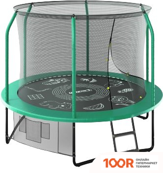 Батут Unix Line SUPREME GAME 8FT (ЗЕЛЕНЫЙ) (331881)