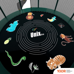 Батут Unix Line SUPREME GAME 16FT (ЗЕЛЕНЫЙ, БАСКЕТБОЛЬНЫЙ ЩИТ) (331879)