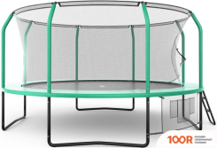 Батут Unix Line SUPREME GAME 14FT (ЗЕЛЕНЫЙ, БАСКЕТБОЛЬНЫЙ ЩИТ) (331876)