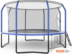 Батут Unix Line SUPREME GAME 12FT (СИНИЙ, БАСКЕТБОЛЬНЫЙ ЩИТ) (331875)