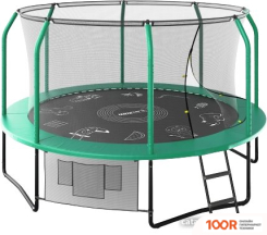 Батут Unix Line SUPREME GAME 12FT (ЗЕЛЕНЫЙ, БАСКЕТБОЛЬНЫЙ ЩИТ) (331874)