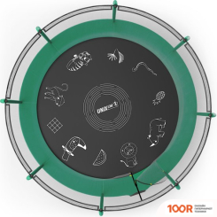 Батут Unix Line SUPREME GAME 12FT (ЗЕЛЕНЫЙ, БАСКЕТБОЛЬНЫЙ ЩИТ) (331874)