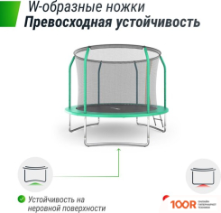 Батут Unix Line SUPREME BASIC 8 FT (GREEN) (331873)