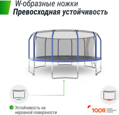 Батут Unix Line SUPREME BASIC 16 FT (BLUE) (331870)