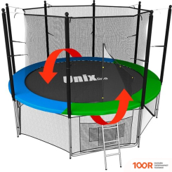 Батут Unix Line CLASSIC 8FT INSIDE (СИНИЙ/ЗЕЛЕНЫЙ) (331837)