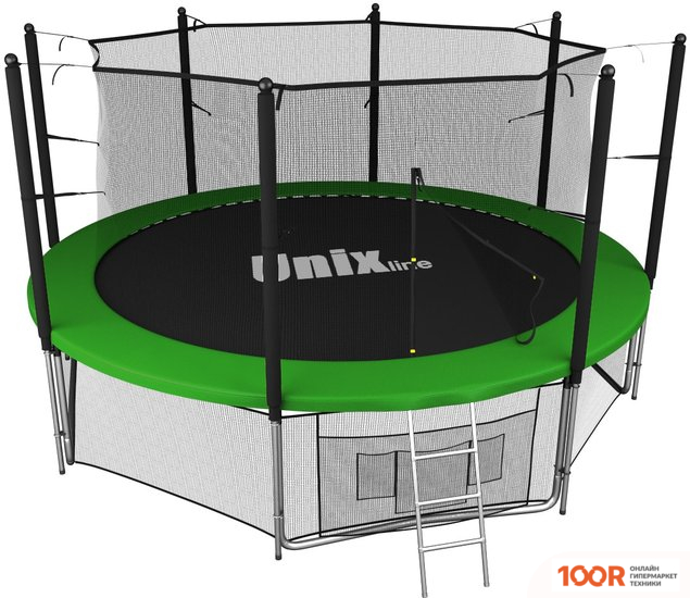 Батут Unix Line CLASSIC 12FT INSIDE (СИНИЙ/ЗЕЛЕНЫЙ) (331831)