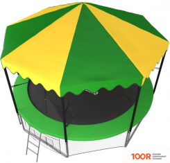 Батут Unix Line 10FT INSIDE (ЗЕЛЕНЫЙ, С КРЫШЕЙ) (331814)