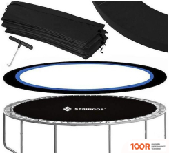 Батут Springos 8FT 252 СМ (С ВНУТРЕННЕЙ СЕТКОЙ И ЛЕСТНИЦЕЙ) (331785)