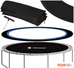 Батут Springos 10FT 312 СМ (С ВНУТРЕННЕЙ СЕТКОЙ И ЛЕСТНИЦЕЙ) (331781)