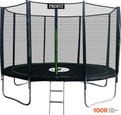 Батут Profit PREMIUM BLACK 312 СМ PRO (С ВНЕШНЕЙ СЕТКОЙ И ЛЕСТНИЦЕЙ) (331769)