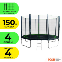 Батут MiSoon 366-12FT-PRO (ВНЕШНЯЯ СЕТКА) (331757)