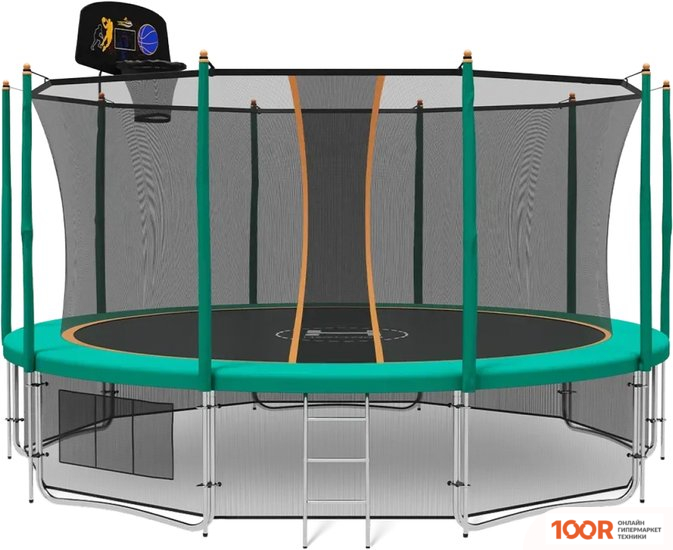 Батут Hasttings CLASSIC GAME (460 СМ, ЗЕЛЕНЫЙ) (331735)