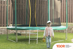 Батут Hasttings CLASSIC GAME (366 СМ, ЗЕЛЕНЫЙ) (331734)