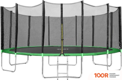 Батут Happy Jump 16FT PRO 490 СМ С ВНЕШНЕЙ СЕТКОЙ И ЛЕСТНИЦЕЙ (331730)
