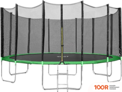 Батут Happy Jump 15FT PRO 457 СМ С ВНЕШНЕЙ СЕТКОЙ И ЛЕСТНИЦЕЙ (331729)