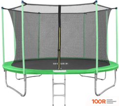 Батут Happy Jump 12FT-I PRO 374 СМ С ВНУТРЕННЕЙ СЕТКОЙ И ЛЕСТНИЦЕЙ (331726)